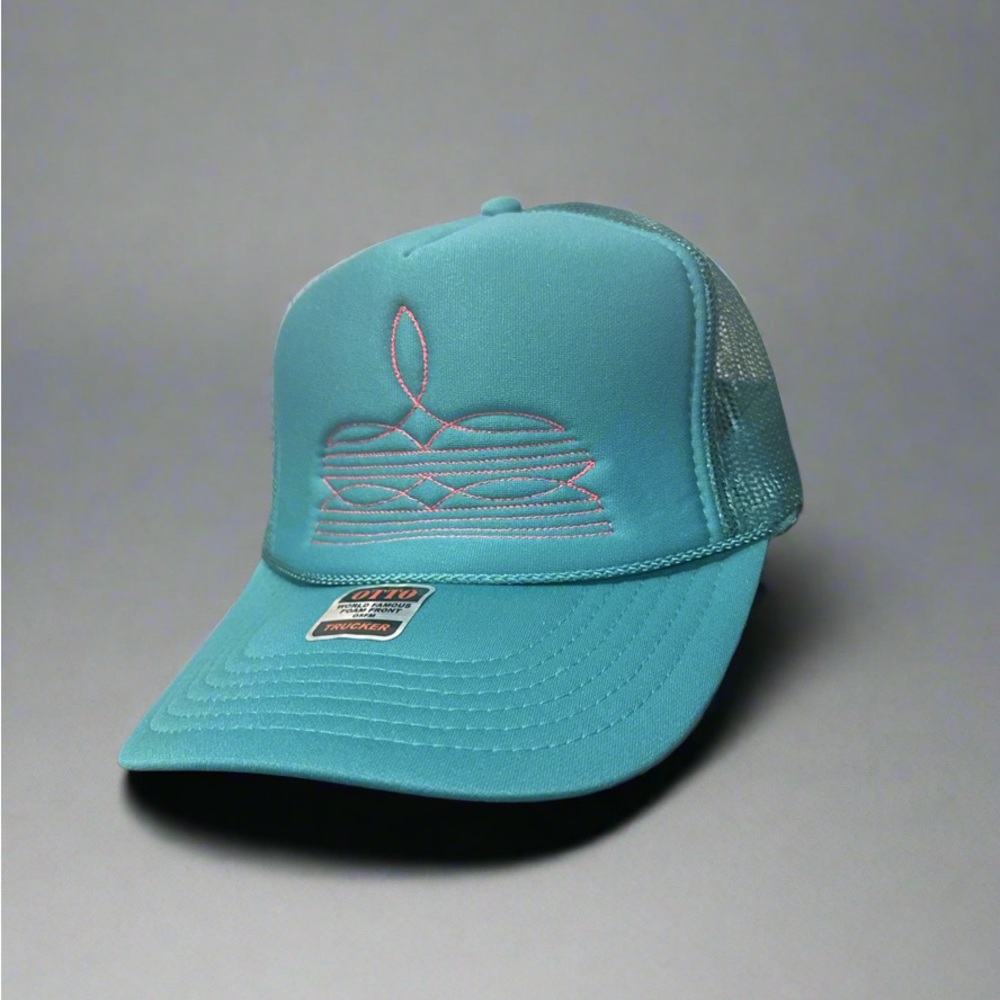 Blue BootStitch Snapback Hat